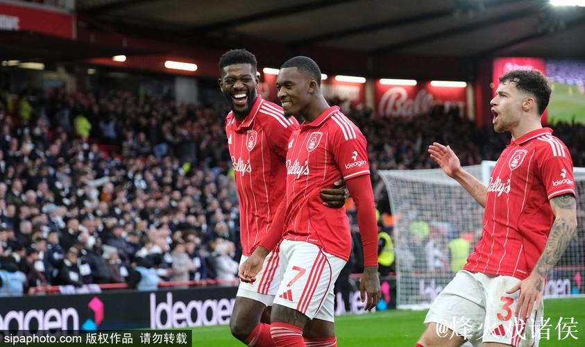 两射一传，奥多伊当选森林vs热刺英超官方全场最佳球员